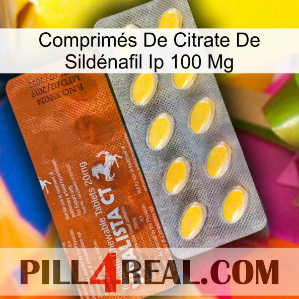 Comprimés De Citrate De Sildénafil Ip 100 Mg 42